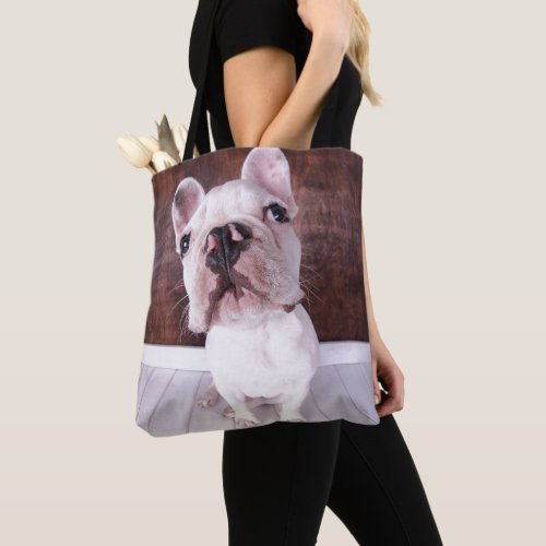 A French Bulldog Puppy Tote Bag