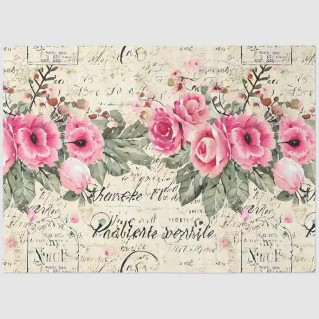 A French Ephemera Design Series 15 Tissue Paper (Front)