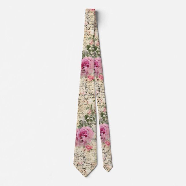 A French Ephemera Design Series 1 Neck Tie (Front)