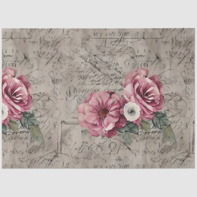 A French Ephemera Design Series 21 Tissue Paper (Front)