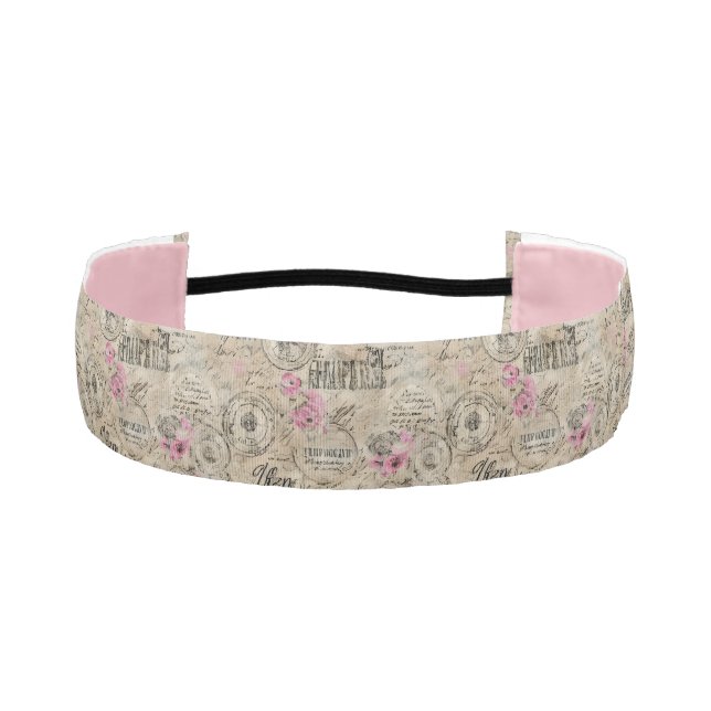 A French Ephemera Design Series 24 Athletic Headband (Front)
