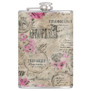 A French Ephemera Design Series 24 Flask