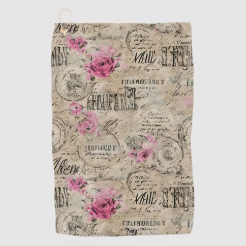 A French Ephemera Design Series 24 Golf Towel