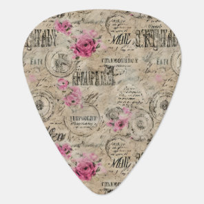A French Ephemera Design Series 24 Guitar Pick