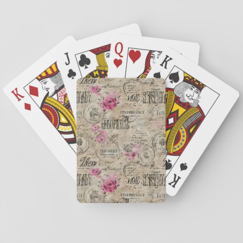 A French Ephemera Design Series 24 Playing Cards