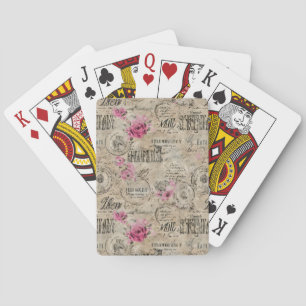 A French Ephemera Design Series 24 Poker Cards