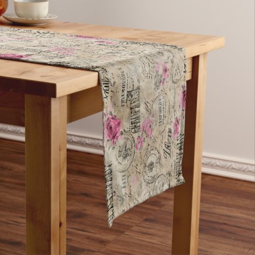 A French Ephemera Design Series 24 Short Table Runner