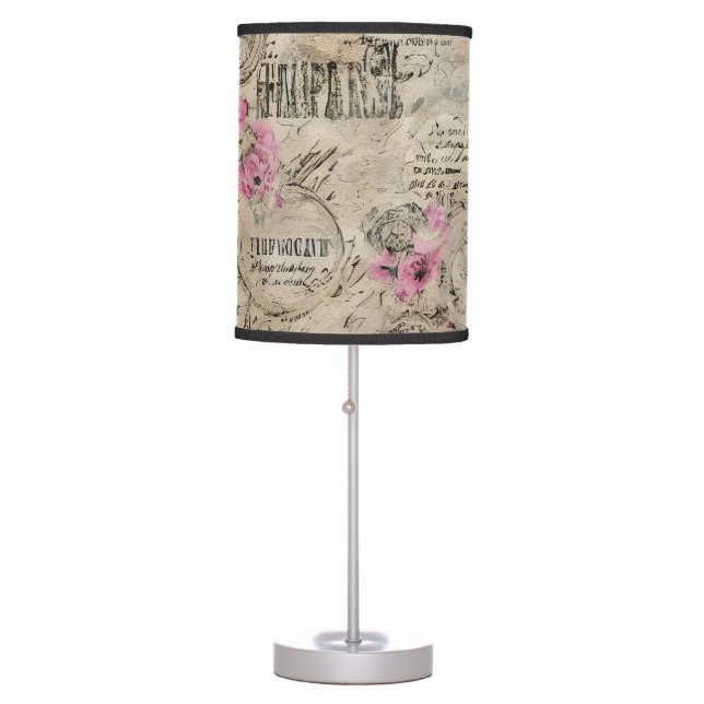 A French Ephemera Design Series 24 Table Lamp (Front)