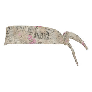 A French Ephemera Design Series 24 Tie Headband
