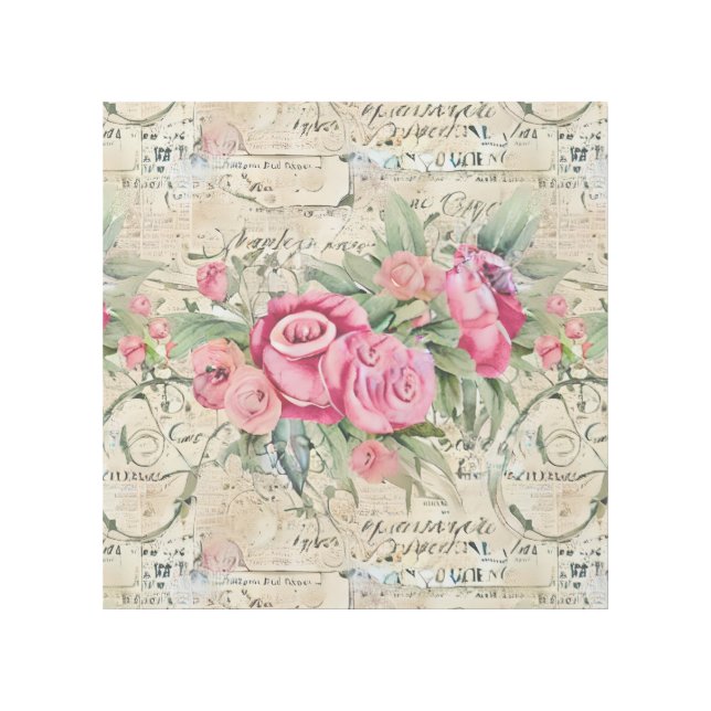 A French Ephemera Design Series 26 Gallery Wrap (Front)