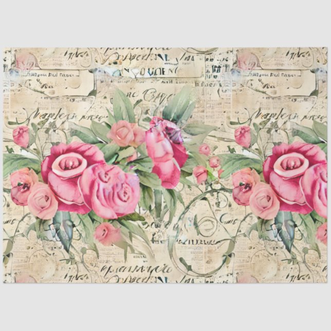 A French Ephemera Design Series 26 Tissue Paper (Front)