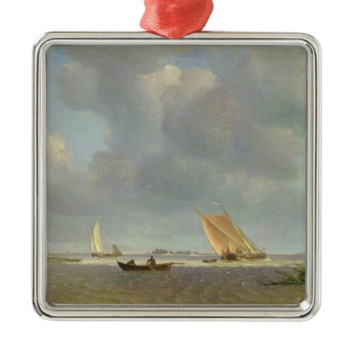 A fresh breeze on the Elbe, c.1830 Metal Ornament