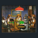 A Friend in Need, Dogs Playing Poker, Jigsaw Puzzle<br><div class="desc">A Friend in Need, Dogs playing poker, famous painting by C.M. Coolidge, 1903.</div>