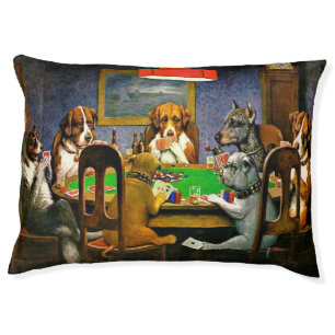 A Friend in Need, Dogs Playing Poker, Pet Bed