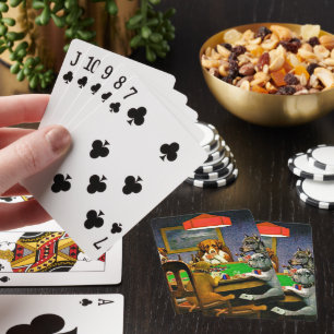 A Friend in Need, Dogs Playing Poker, Poker Cards