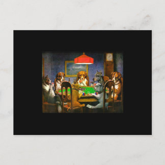 A Friend in Need (Dogs Playing Poker) Postcard