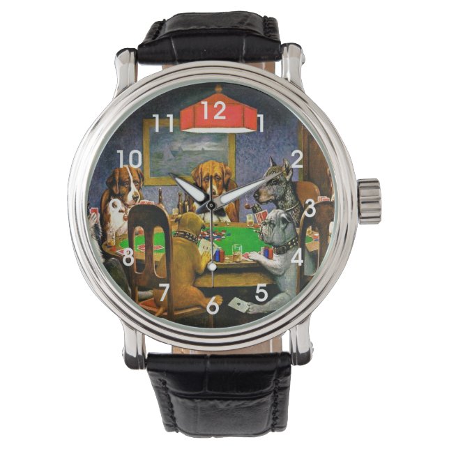 A Friend in Need, Dogs Playing Poker, Watch (Front)