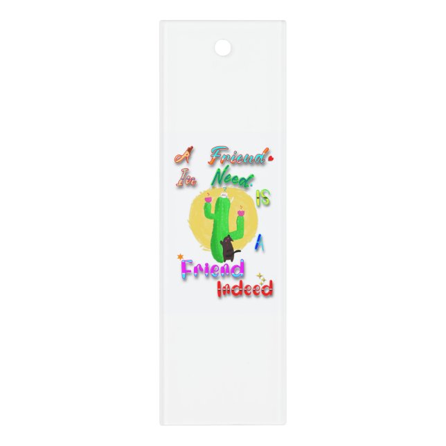 A Friend In Need Is A Friend Indeed Ruler (Vertical)