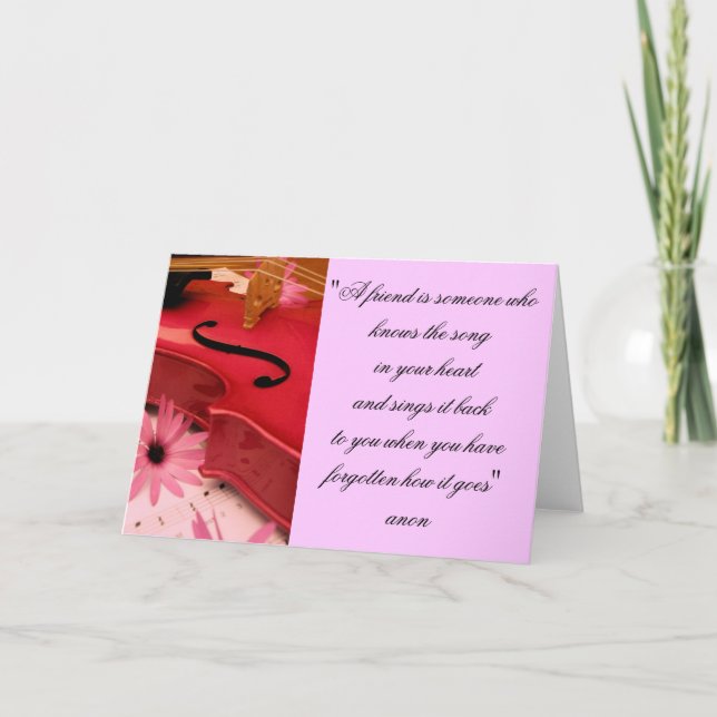 A Friend is Card (Front)