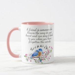 A Friend Is Floral Friendship Mug