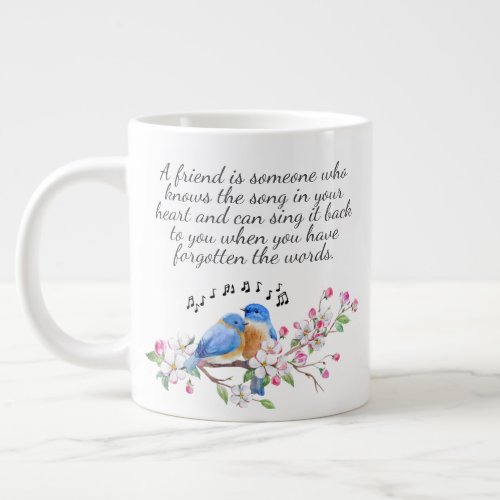 A Friend Is Friendship Giant Coffee Mug