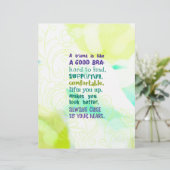 A Friend is Like a Good Bra (Standing Front)