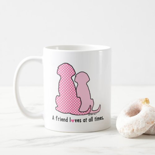 A Friend Loves At All Times Dog Lover Mug