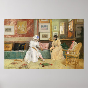 A Friendly Call - William Chase Fine Art Poster
