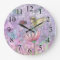 A Friendly Encounter Fairy and Ladybug Clock