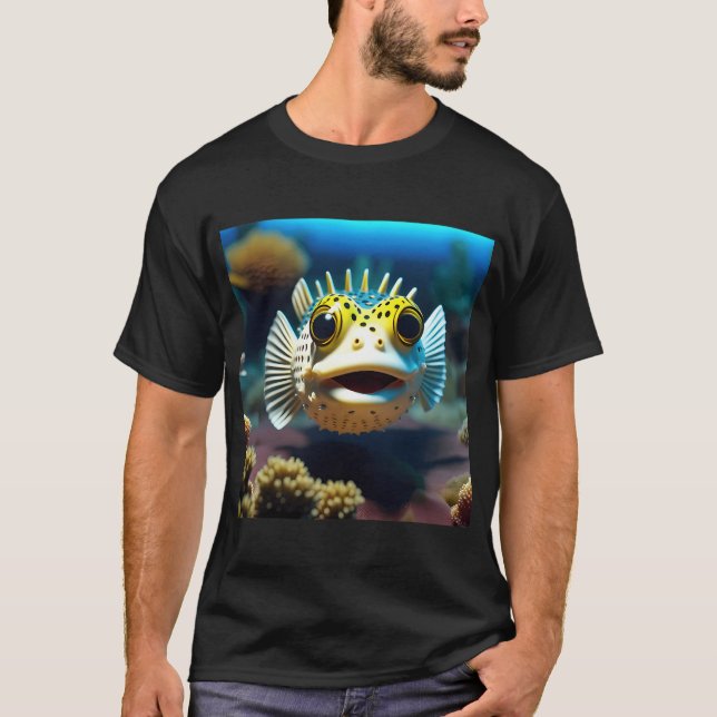 A Friendly Puffer Fish T-Shirt (Front)