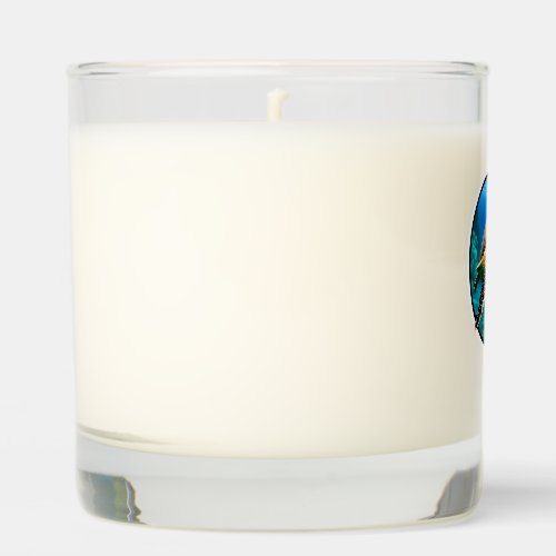 A friendly sea turtle swimming in the ocean scented candle