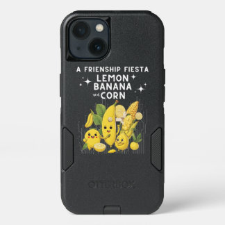 A Friendship Fiesta Lemon Banana And Corn iPhone 13 Case