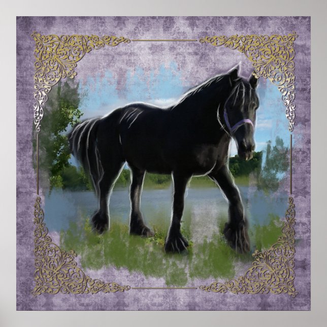 A Friesian Beauty - Poster (Front)