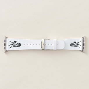 A Frisky Jumping Horse in the Wild Apple Watch Band