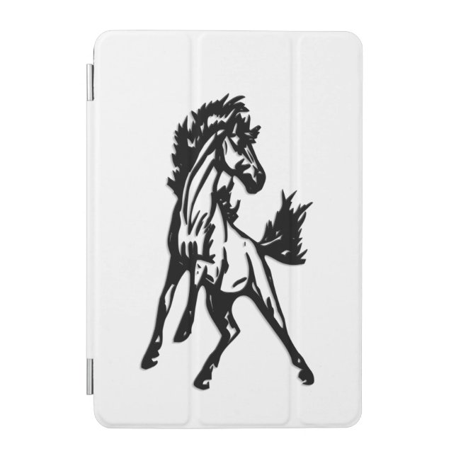 A Frisky Jumping Horse in the Wild iPad Mini Cover (Front)