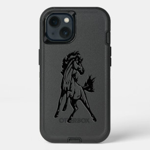 A Frisky Jumping Horse in the Wild iPhone 13 Case