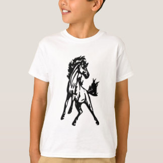A Frisky Jumping Horse in the Wild T-Shirt