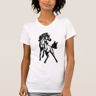 A Frisky Jumping Horse in the Wild T-Shirt