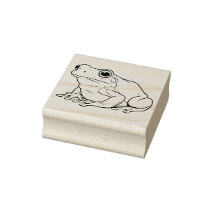 A Frog Rubber Stamp