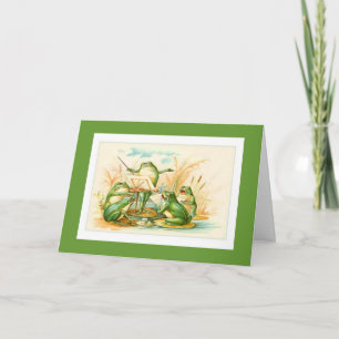 A Froggy Happy Birthday Card