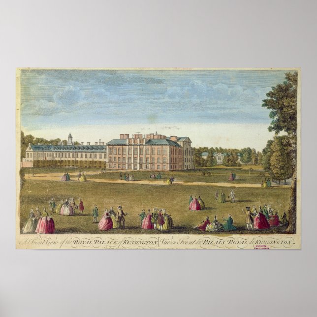 A Front View of the Royal Palace of Kensington Poster (Front)