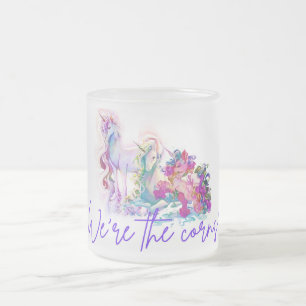 A frosted mug