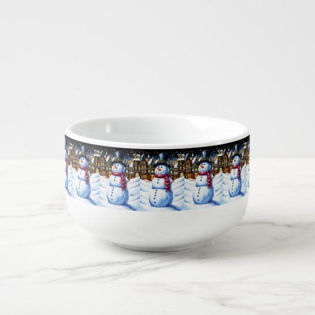 A FROSTY CHRISTMAS EVE SOUP MUG (Front)