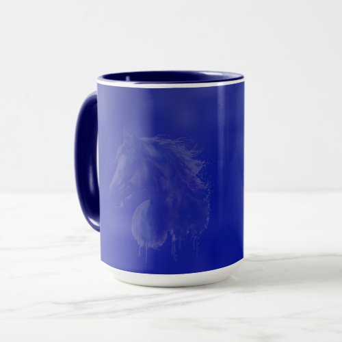 A Frosty Morning with Horses Mug