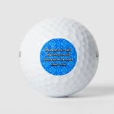 A frozen ice palace pattern. golf balls