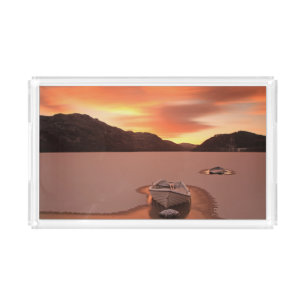 A Frozen Loch   Ruthven, Uk Acrylic Tray