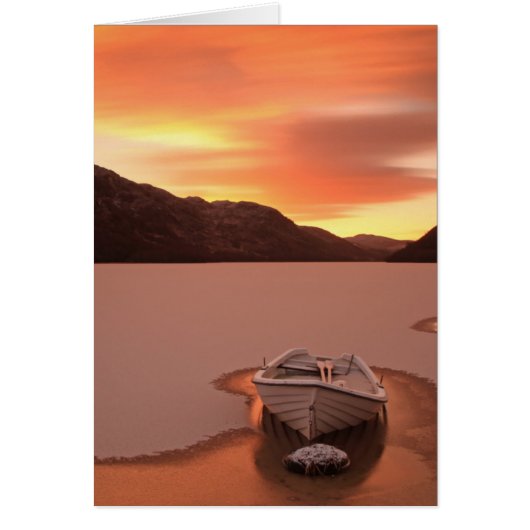 A Frozen Loch | Ruthven, Uk Cards (Front)