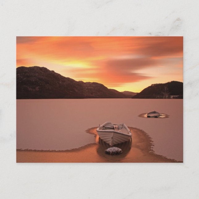 A Frozen Loch | Ruthven, Uk Postcard (Front)