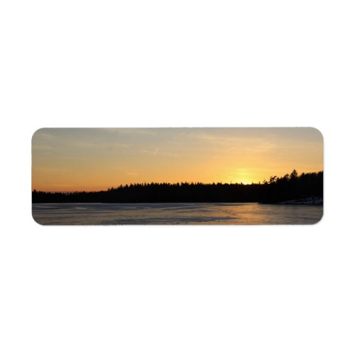 A Frozen Sunset Label