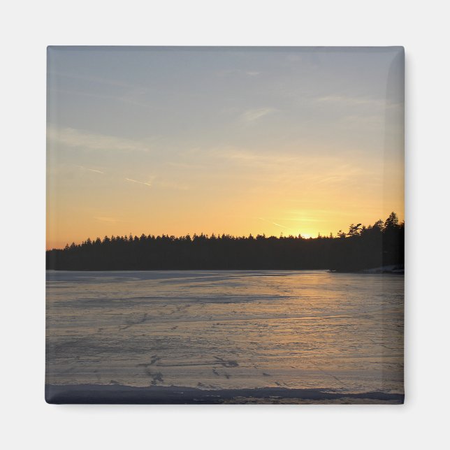 A Frozen Sunset Magnet (Front)